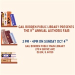 Authors Fair at Gail Borden Library