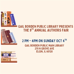 Authors Fair at Gail Borden Library